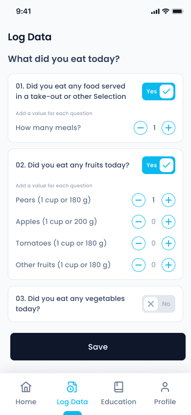 Deplasto daily log