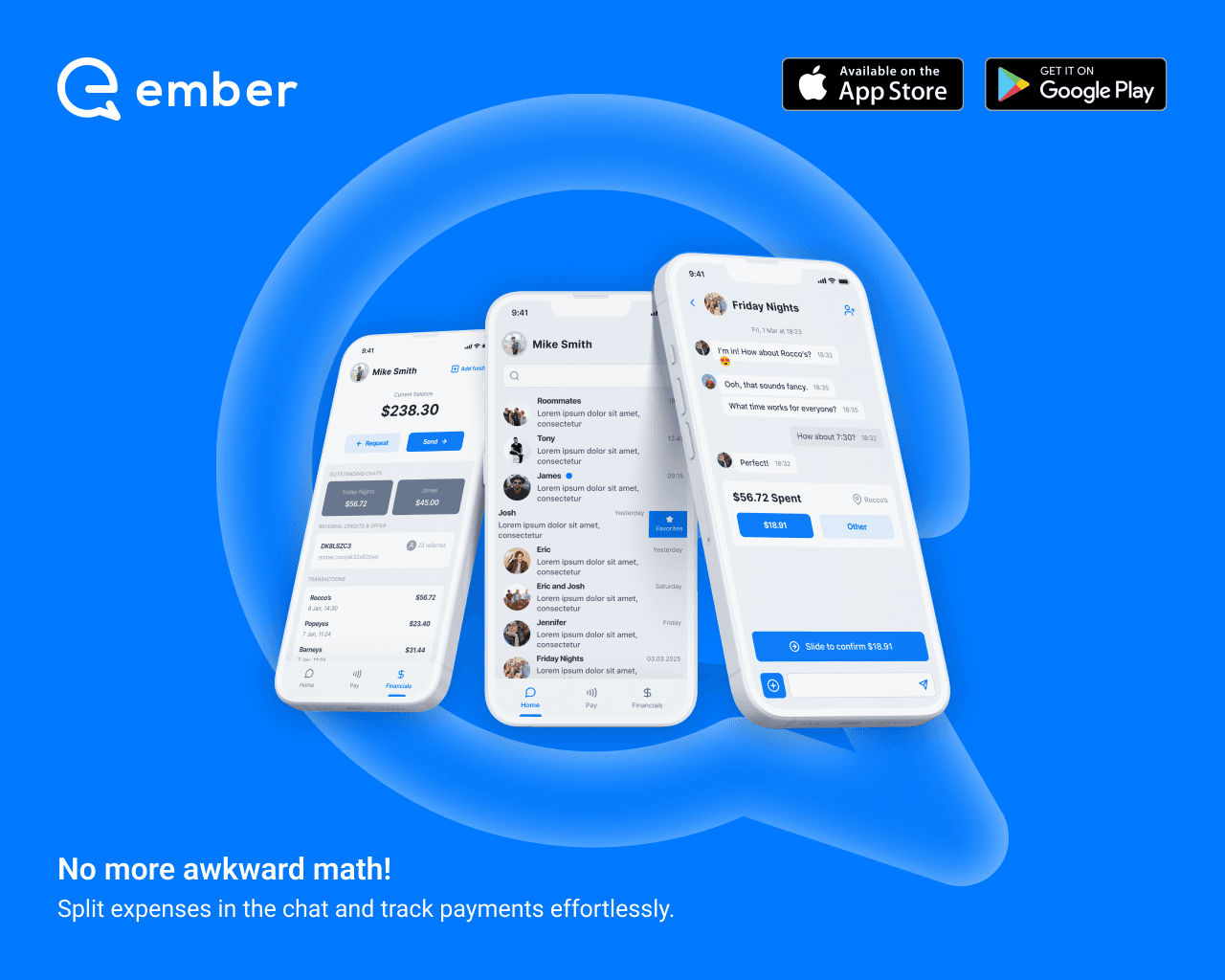 Ember mobile product composition