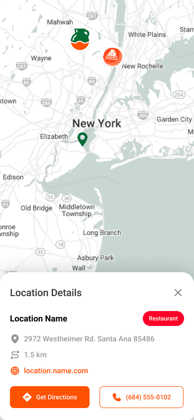 Jarritos mobile location detail