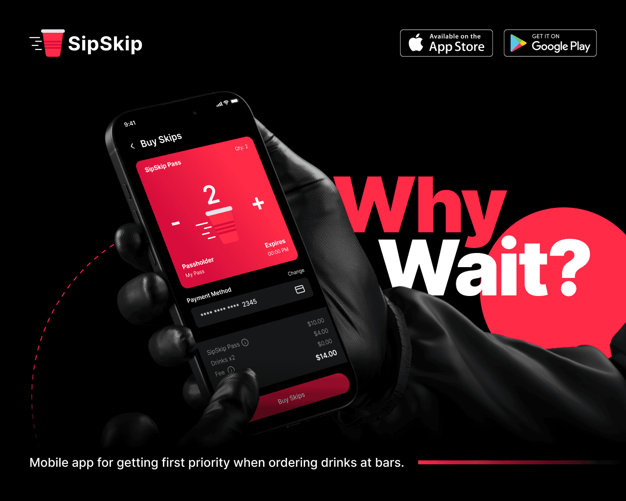 SipSkip mobile product composition