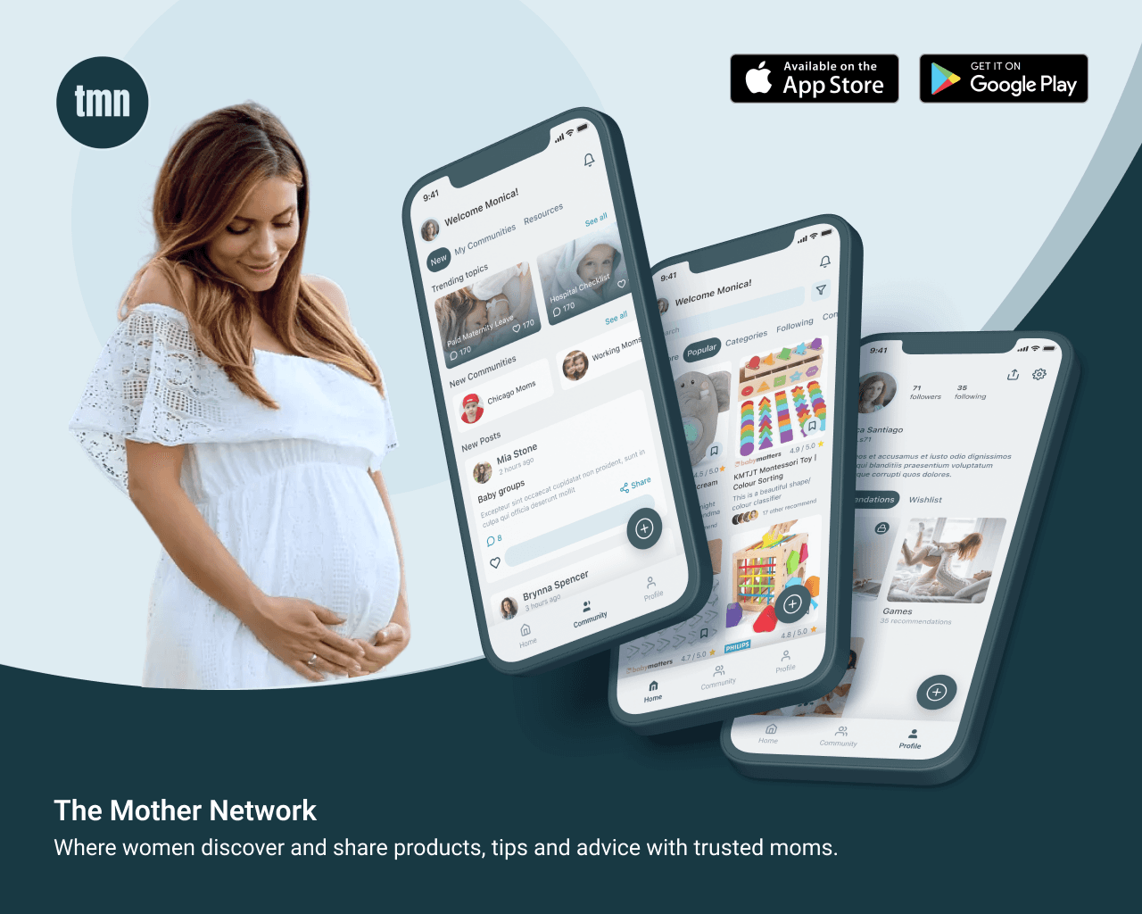 The Mother Network mobile product composition