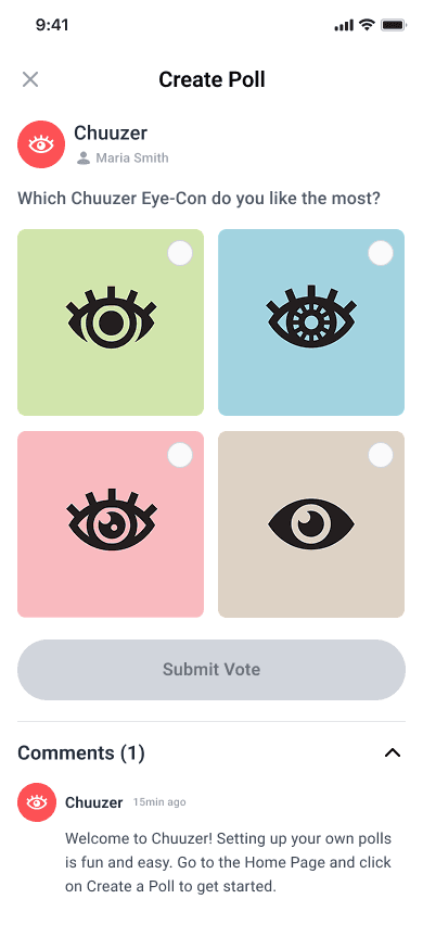 Chuuzer first poll