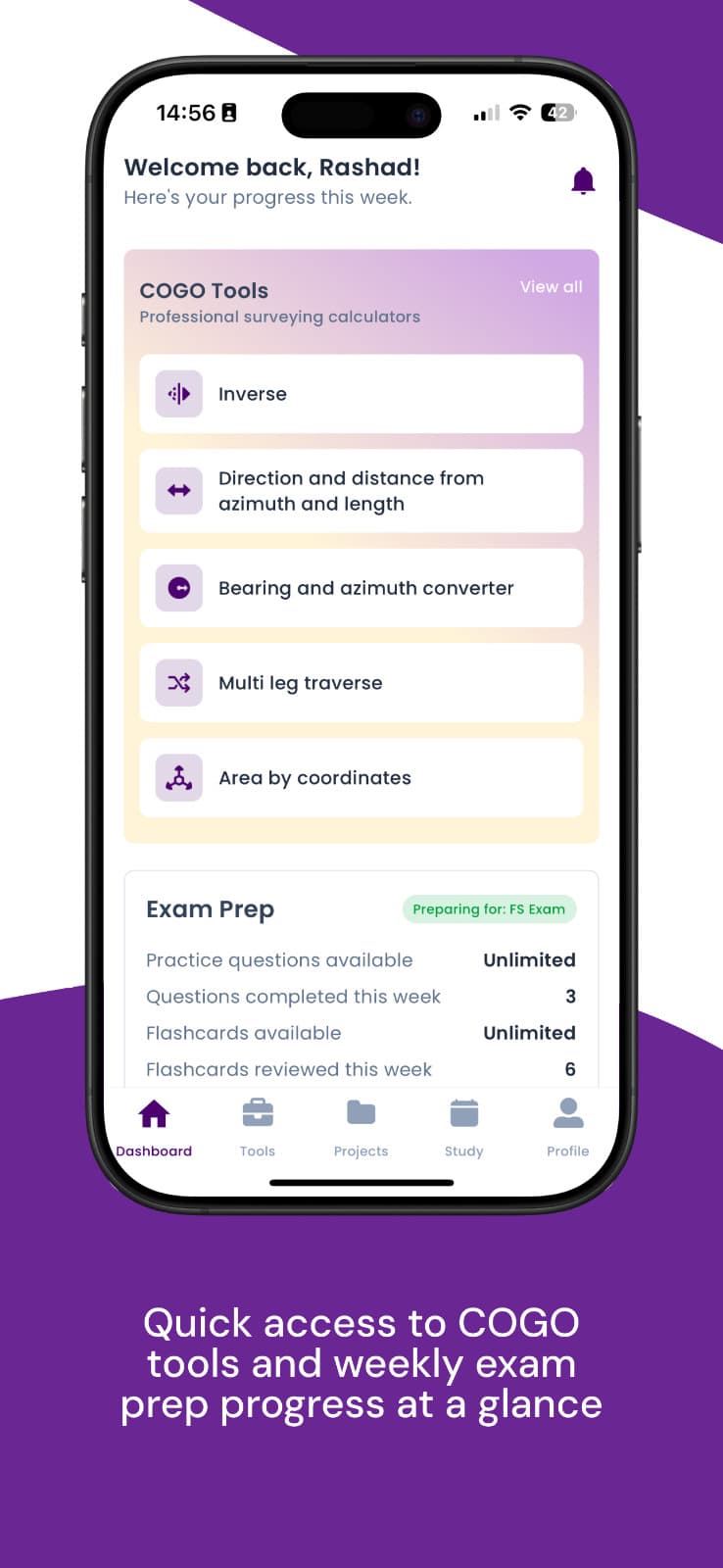 HARLO mobile dashboard