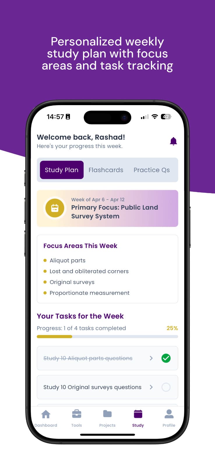 HARLO study plan