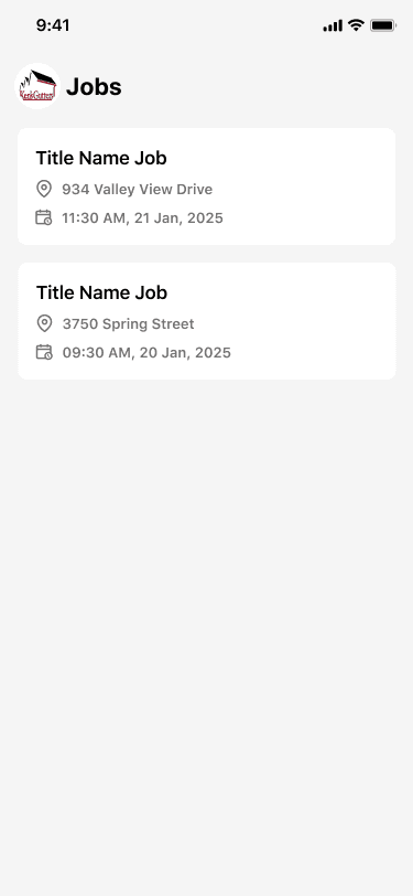 Ken's Gutters job list